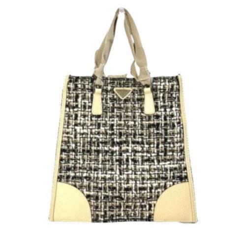 Pre-owned Fabric prada-bags Prada Vintage , Beige , Dames