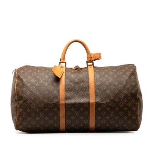 Pre-owned Canvas louis-vuitton-bags Louis Vuitton Vintage , Brown , Da...