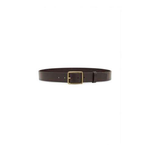 Klassieke Leren Riem Hot Fudge Part Two , Brown , Dames