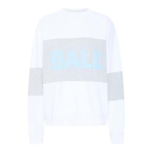 Logo Crew Neck Sweatshirt Wit Ball , Multicolor , Dames