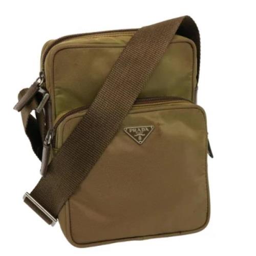 Pre-owned Nylon prada-bags Prada Vintage , Brown , Dames