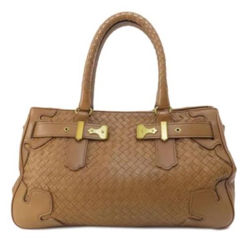 Pre-owned Leather totes Bottega Veneta Vintage , Brown , Dames