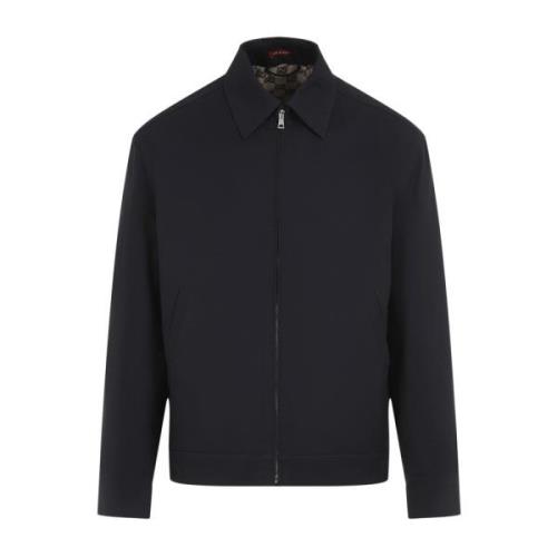 Ink Blouson Jack Gucci , Blue , Heren