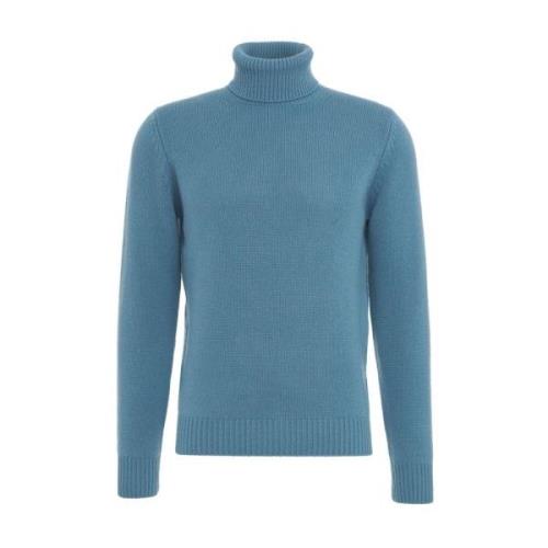 Blauwe Gebreide Trui Aw24 Gender , Blue , Heren