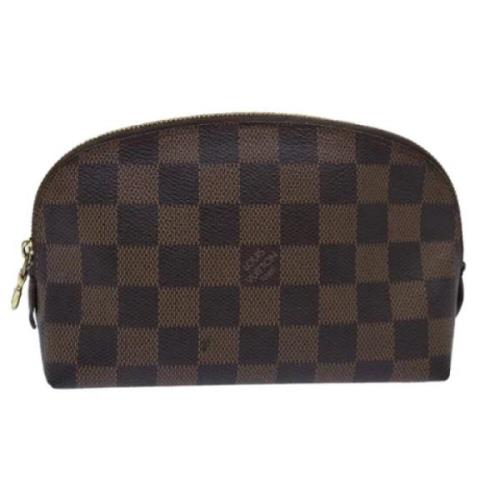 Pre-owned Canvas pouches Louis Vuitton Vintage , Brown , Dames