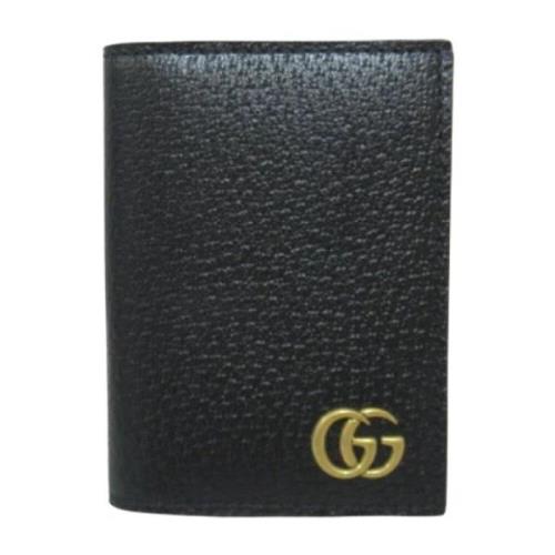 Pre-owned Leather wallets Gucci Vintage , Black , Dames