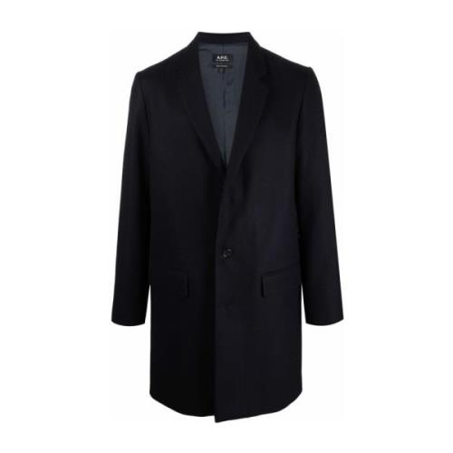 Visconti Coat A.p.c. , Blue , Heren