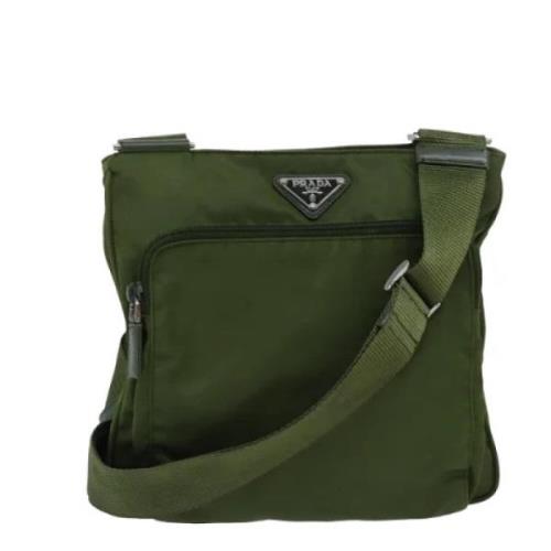 Pre-owned Nylon prada-bags Prada Vintage , Green , Dames