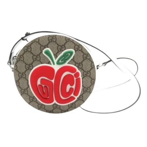 Pre-owned Canvas gucci-bags Gucci Vintage , Beige , Dames