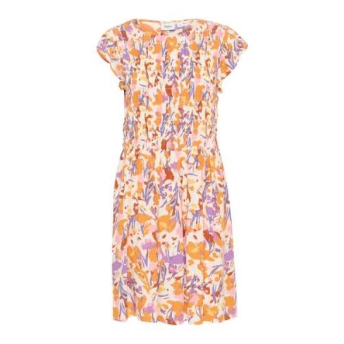 Bloemen Smock Jurk Gislasz Ice Flower Saint Tropez , Multicolor , Dame...