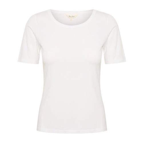 Witte Boothals T-Shirt Part Two , White , Dames