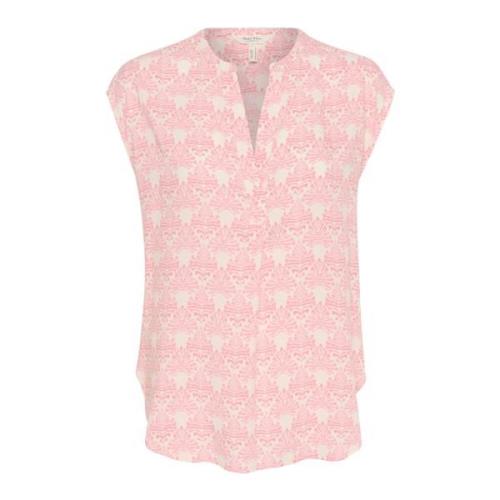 Grafische Print Blouse Mellow Rose Part Two , Pink , Dames