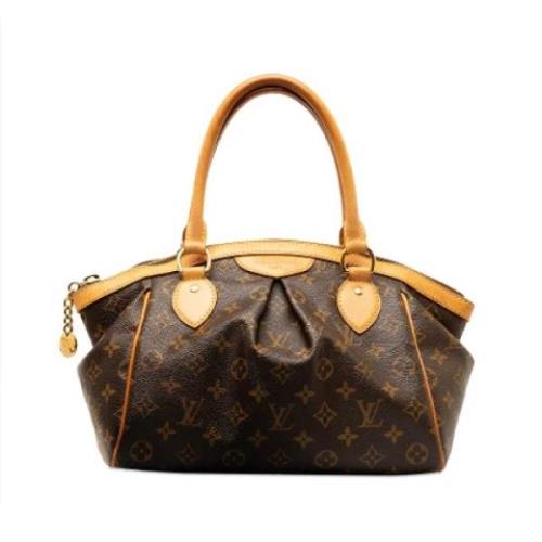 Pre-owned Canvas handbags Louis Vuitton Vintage , Brown , Dames