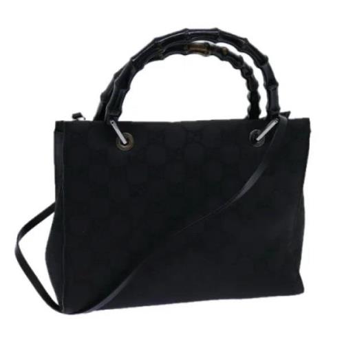 Pre-owned Nylon handbags Gucci Vintage , Black , Dames