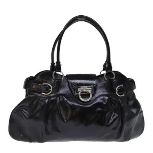 Pre-owned Leather handbags Salvatore Ferragamo Pre-owned , Black , Dam...