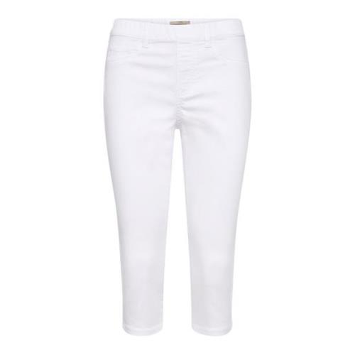 Cropped Trousers Soyaconcept , White , Dames