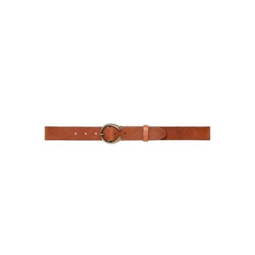 Klassieke Cognac Leren Riem Depeche , Brown , Dames