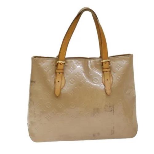 Pre-owned Leather louis-vuitton-bags Louis Vuitton Vintage , Beige , D...