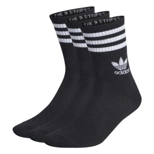 Crew Sock 3Pack Socks Adidas , Black , Unisex