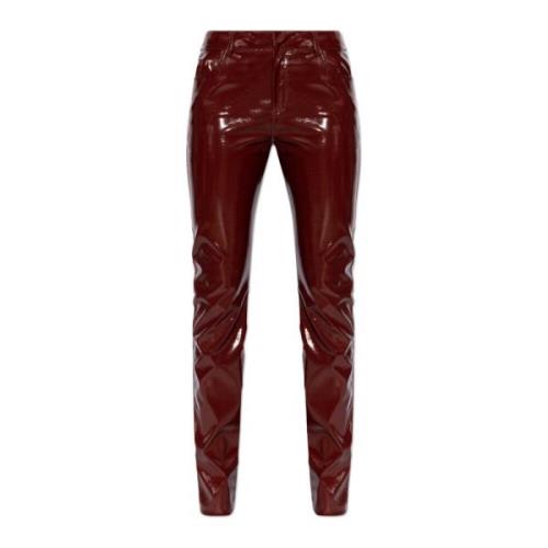 Gelakte broek Blumarine , Red , Dames