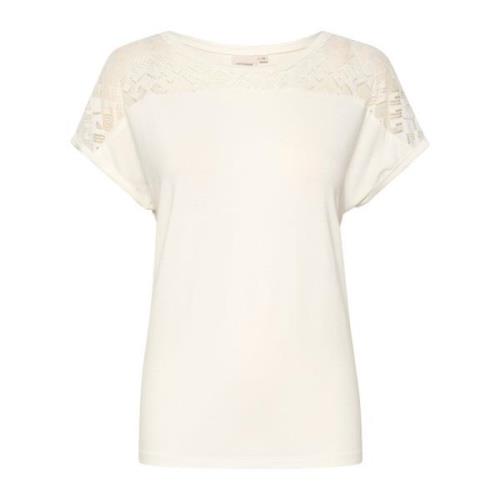 T-Shirts Cream , Beige , Dames