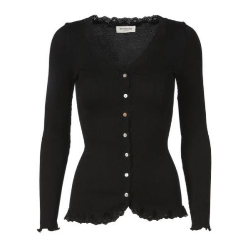 Zwart Kant Cardigan Rosemunde , Black , Dames