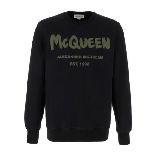 Stijlvolle Sweatshirts voor Mannen en Vrouwen Alexander McQueen , Blac...