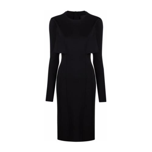 Jurk met uitsnijding en rits Givenchy , Black , Dames