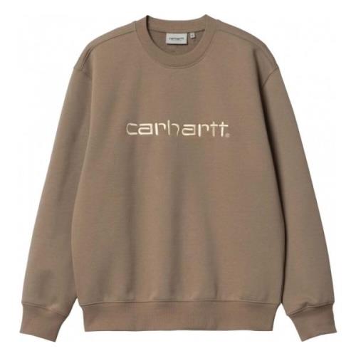 Hoodie Carhartt Wip , Brown , Heren