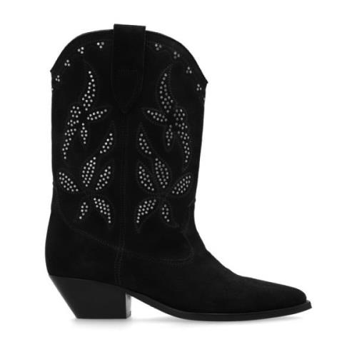 Gehakte enkellaarzen Duerto Isabel Marant , Black , Dames