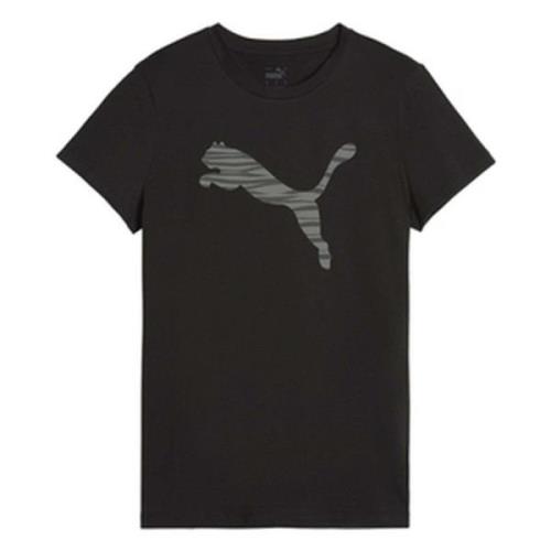 Ess+ Logo Lab T-shirt Puma , Black , Dames