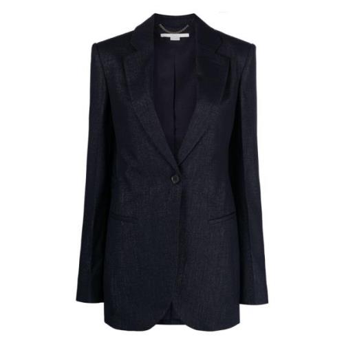 Slim Jacket Stella McCartney , Blue , Dames