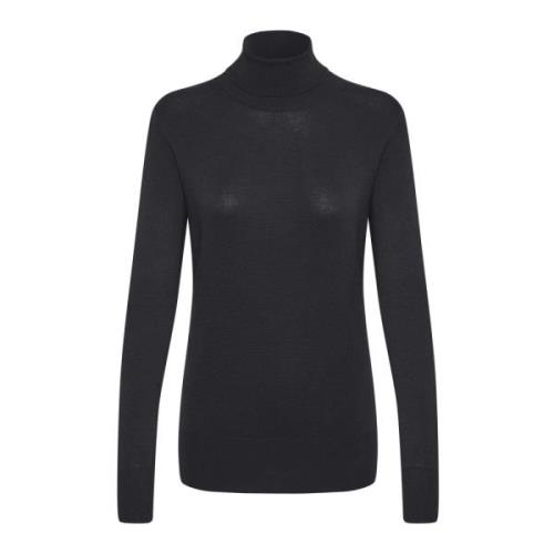 Astrid Roll Neck Coltrui Kaffe , Black , Dames