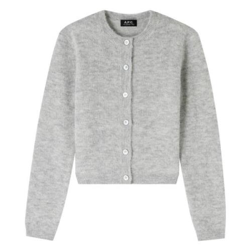 Wollen Cardigan Millie A.p.c. , Gray , Dames