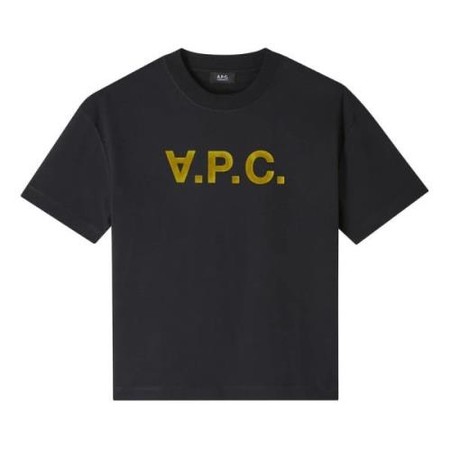 Velvet VPC Zwarte T-shirts en Polos A.p.c. , Black , Dames