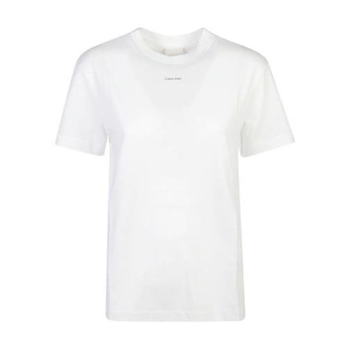 Witte T-shirts en Polos Calvin Klein , White , Dames