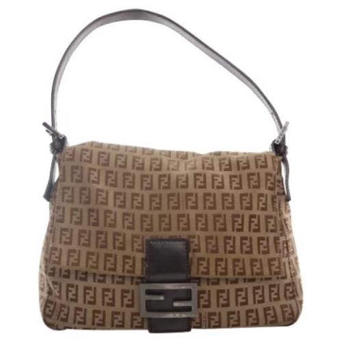 Pre-owned Canvas fendi-bags Fendi Vintage , Brown , Dames