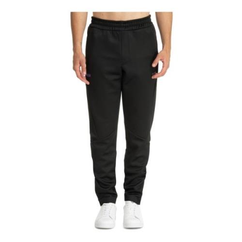 Middelhøjt Taille Koordsluiting Sweatpants Effen Logo Emporio Armani E...