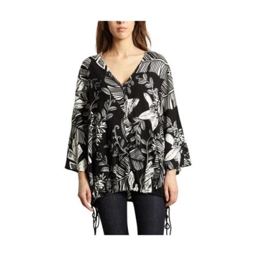 Jungle Bedrukte V-Hals Blouse See by Chloé , Black , Dames