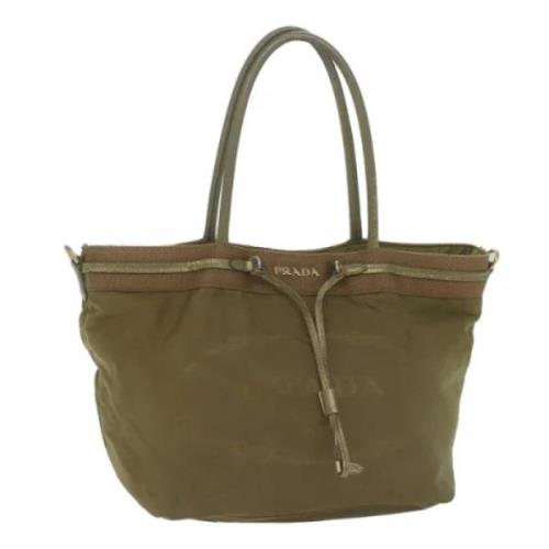 Pre-owned Nylon totes Prada Vintage , Brown , Dames