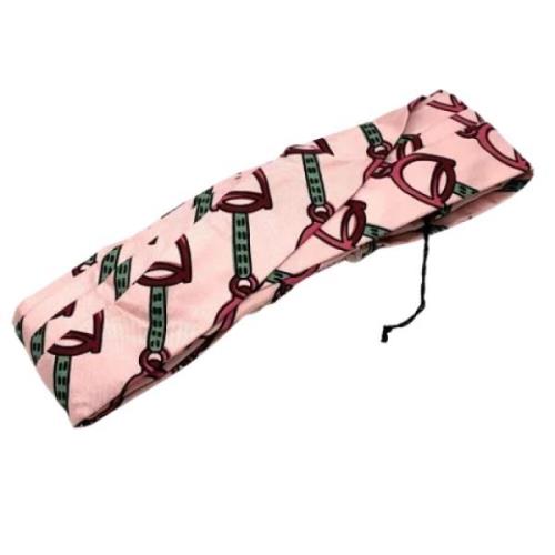 Pre-owned Fabric hair-accessories Gucci Vintage , Pink , Dames