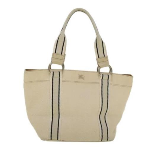 Pre-owned Canvas totes Burberry Vintage , Beige , Dames