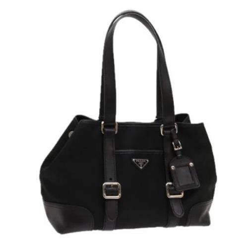 Pre-owned Nylon totes Prada Vintage , Black , Dames