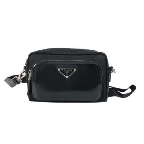 Pre-owned Leather prada-bags Prada Vintage , Black , Dames