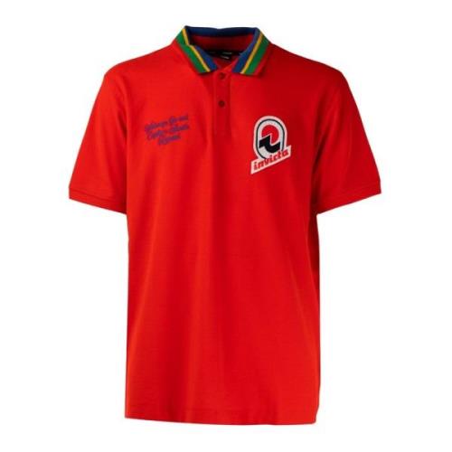 Heren Polo Klassiek Rood Invicta , Red , Heren