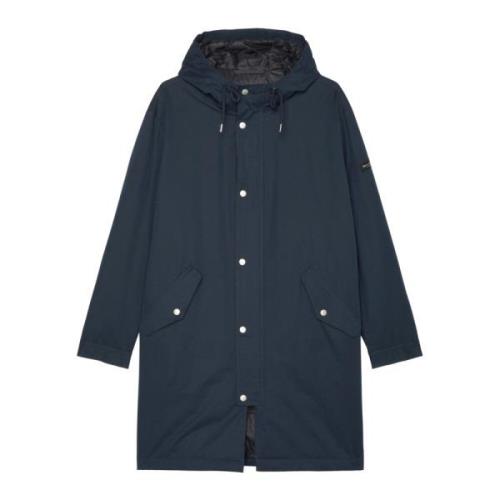 Gewatteerde parka met capuchon Marc O'Polo , Blue , Heren