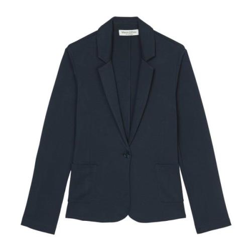 Gewone jersey blazer Marc O'Polo , Blue , Dames