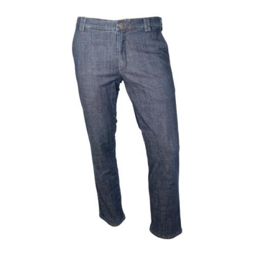 Heren Roma Denim Thermische Gevoerde Broek Meyer , Blue , Heren