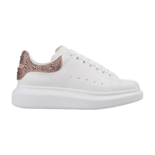 Witte kristalversierde oversized sneakers Alexander McQueen , White , ...