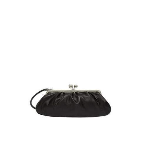 Nappa Grote Tas Max Mara Weekend , Black , Dames